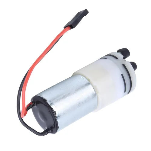 Miniatura 5 de Bomba de refrigeración por agua, bomba utilitaria portátil 370 con conectores metálicos para motores de barcos RC y sistemas ESC