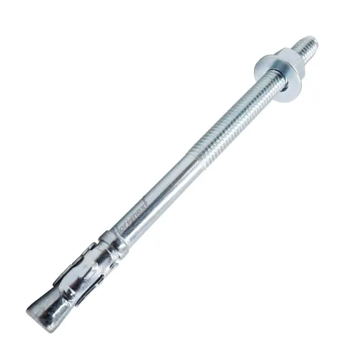 Miniatura 23 de Anclajes de hormigón 3/8, pernos de anclaje de cuña de 3/8 de acero al carbono galvanizado con arandela y tuerca, 3/8 pulgadas de diámetro exterior