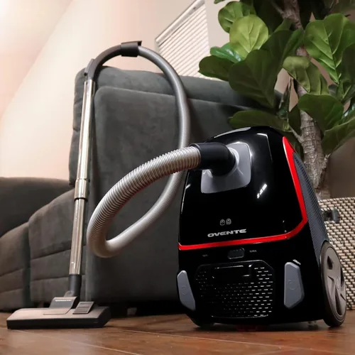 Miniatura 7 de OVENTE Bolsas de repuesto para polvo + 1 filtro para ST1600B, bolsa de limpieza desechable (paquete de 4) compatible con Zing Canister Vacuum