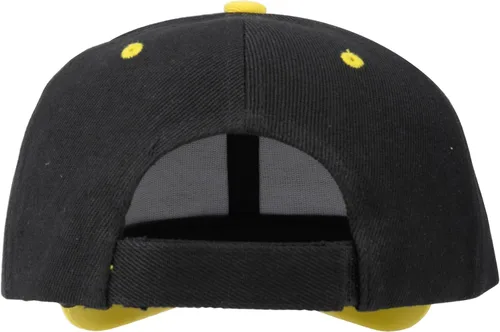 Miniatura 80 de Gorras de béisbol con correa trasera ajustable, lisas, negras, 12