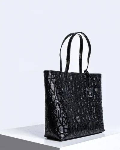 Miniatura 3 de Armani Exchange Bolso de mano con cremallera con logotipo en relieve