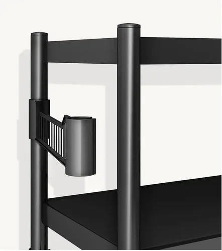 Miniatura 6 de Estantes Estante de cocina piso multifunción horno microondas estante de almacenamiento simple hogar móvil multi-capa ollas y sartenes estante