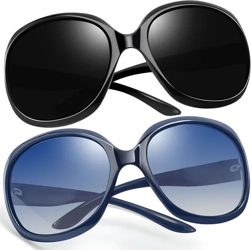Miniatura 97 de Joopin Lentes de sol de gran tamaño para mujer, polarizados, grandes, para conducción, protección UV, grandes sombras