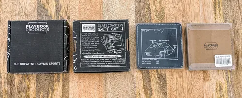 Miniatura 7 de Greatest USMNT Plays: posavasos de pizarra (juego de 4) La mejor idea de regalo para los amantes del deporte Regalos de momentos históricos