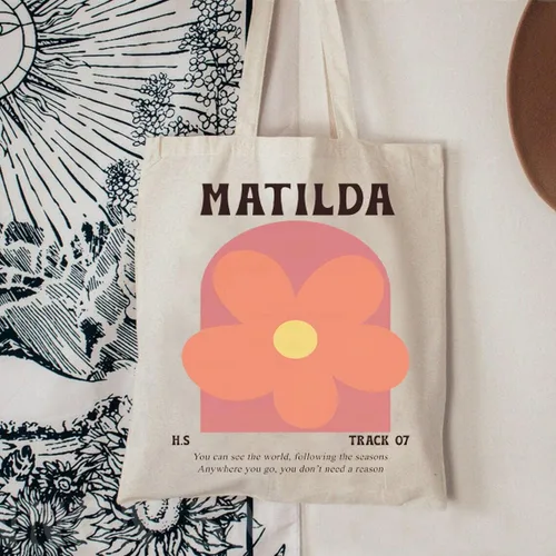 Miniatura 4 de BLUPARK Bolsa de lona inspirada en el cantante – Bolsa de lona para amantes de la música con idea de canción de cantante y diseño inspirado