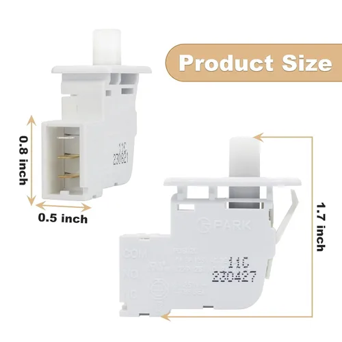 Miniatura 2 de Interruptor de puerta de secadora DC64-00828B actualizado para interruptor de puerta de secadora Samsung compatible con DC64-00828A PS4210964