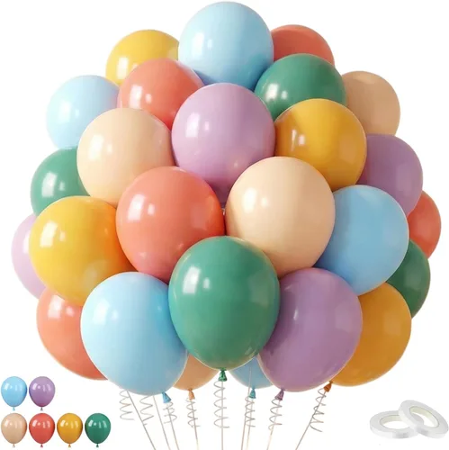 Miniatura 9 de Globos de graduación azules y dorados, 60 globos impresos con texto en inglés "Felicitaciones", 12 pulgadas, azul marino, blanco, azul, metálico