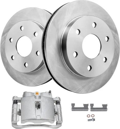 Miniatura 28 de Detroit Axle - Rotores de freno delanteros para Honda Accord Civic Element Fit Insight CSX ILX Rotores de freno de disco Reemplazo de rotores