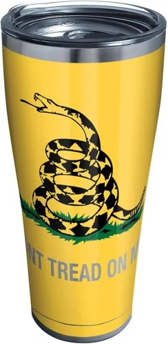 Miniatura 11 de Tervis Traveler Gadsden - Vaso aislado de triple pared con la bandera Don't Tread On Me (Don't Tread On Me), vaso de viaje mantiene las bebidas
