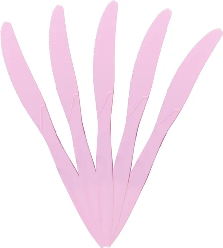 Miniatura 13 de JAM Paper Premium Utensils Party Pack - Cuchillos de plástico - Fucsia rosa intenso - 48 cuchillos desechables/paquete