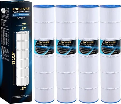 Miniatura 7 de POOLPURE Filtros de spa biodegradables PCC130, compatibles con Pentair CCP520, R173578, Pleatco PCC130, Ultral-A7, Unicel C-7472, FC-1978, Clean and
