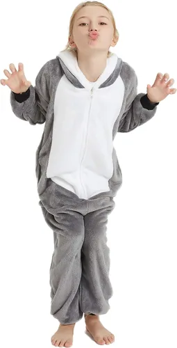 Miniatura 4 de CALANTA Pijama unisex de una pieza para niños, disfraz de fiesta de cosplay de Halloween