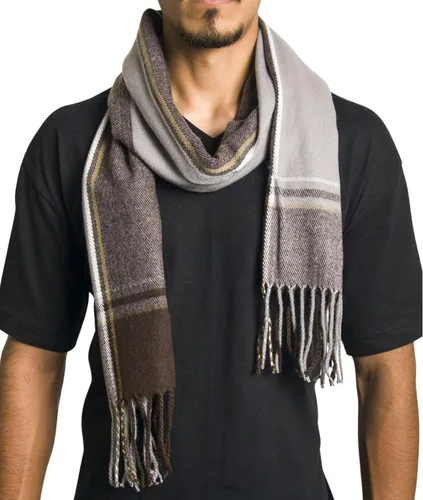 Miniatura 86 de Alpine Swiss Bufanda a cuadros para hombre, ultra suave, chal de invierno, cálido, ligero, para clima frío