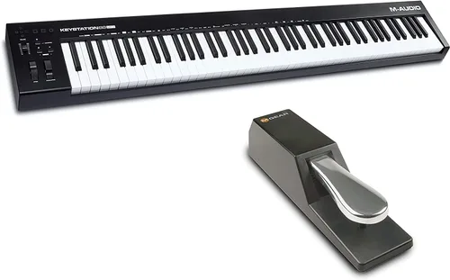Miniatura 7 de M-AUDIO Keystation 49 Controlador MIDI en Paquete con Auriculares para Grabación de Estudio, Producción Musical, Podcasting, Transmisión