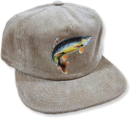 Miniatura 3 de ThatsRad Gorra de pesca Snapback de pana Pescador