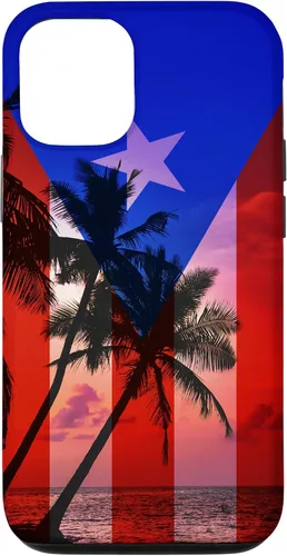 Miniatura 27 de iPhone 11 Tropical Ocean Vibes Bandera de Puerto Rico - Funda del Orgullo Puertorriqueño