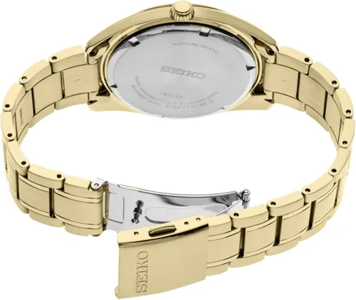 Miniatura 2 de Seiko - Reloj de cuarzo japonés con correa dorada acero y dos tonos modelo SUR314