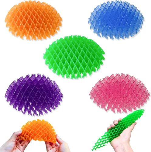 Miniatura 7 de Regalos de Pascua para niños, paquete de 15 juguetes elásticos para ansiedad, juguete de escritorio, juguetes antiestrés de resistencia, alivio