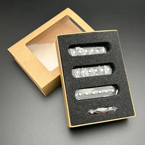 Miniatura 6 de MAXCHEER Alnico - Pastillas de 5 Strat para guitarra eléctrica Strat Squier para guitarra eléctrica Strat Squier (negro)
