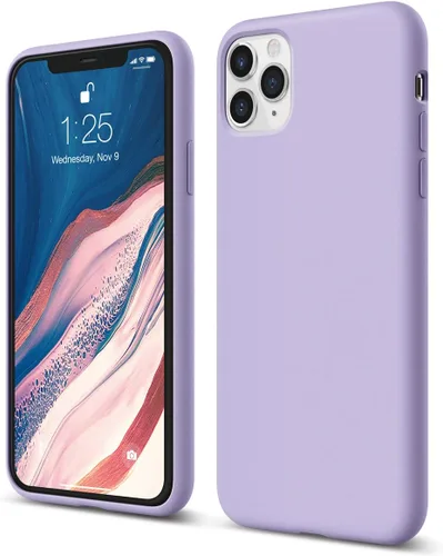 Miniatura 10 de elago Compatible con iPhone 11 Pro Max, funda de silicona líquida, funda protectora de cuerpo completo, a prueba de golpes, funda delgada para Negro