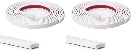 Miniatura 11 de Art3d Moldura de Vinilo Flexible de 30 Pies para Despegar y Pegar para Bordes de Azulejos de Pared, Protector contra Salpicaduras de Cocina, Marco