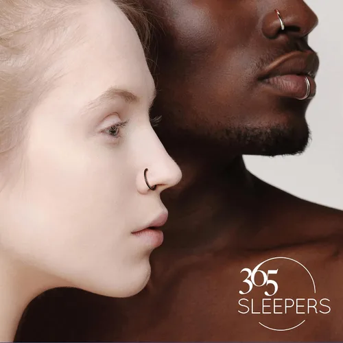 Miniatura 6 de 365 Sleepers - Piercing para el cuerpo de acero quirúrgico 316L, 20G, 18G, 16G, 14G, 12G, 10G, 8G, 6G, con sección abisagrado, se vende por unidad