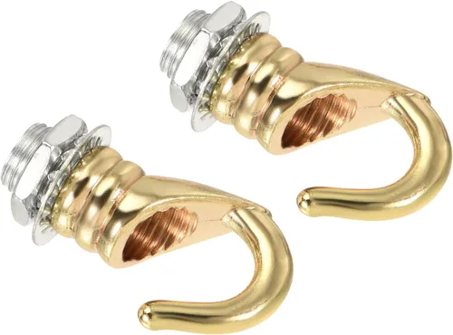 Miniatura 10 de YOKIVE 2 ganchos de techo de aleación M10, colgador de accesorios colgantes galvanizados Lámpara de araña colgante, ideal para el hogar