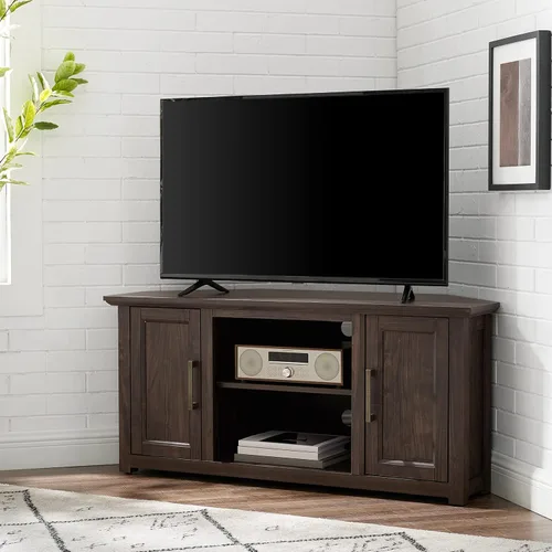 Miniatura 8 de Crosley Furniture Camden - Soporte de TV para televisores de más de 50 pulgadas, centro de entretenimiento con estantes de almacenamiento Nogal