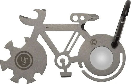 Miniatura 5 de UST Tool-a-Long - Mosquetones multiherramienta con construcción duradera y compacta de acero inoxidable para senderismo, kayak, campamento, viajes