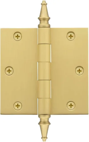 Miniatura 113 de Grandeur Hardware 824304 Bisagra residencial con punta de bellota de 3.5 pulgadas con esquinas de radio de 5/8 pulgadas en peltre antiguo