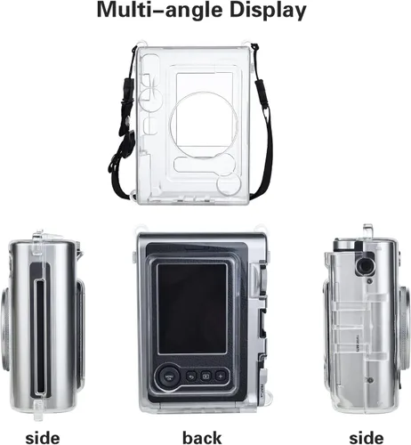 Miniatura 4 de Rieibi Accesorios para cámara instantánea Fujifilm Mini Evo, paquete de regalo de Navidad incluye mini funda transparente Evo y protector de pantalla