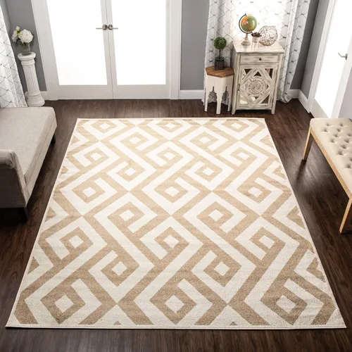 Miniatura 14 de Superior Alfombra Takeo Collection (6'x9') Caramelo
