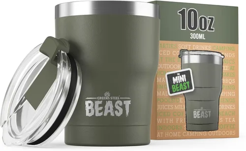 Miniatura 33 de Beast Vaso Térmico de 30 oz de Acero Inoxidable con Aislamiento al Vacío para Café y Hielo de Doble Pared Termo de Viaje (Rojo Arándano)