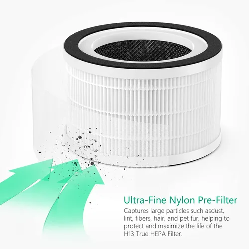 Miniatura 4 de Filtro de aire de repuesto para Afloia Fillo/Halo, también compatible con purificadores de aire Mooka Allo, paquete de 2