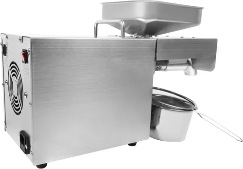 Miniatura 7 de Máquina automática de prensa de aceite de 1500 W Control de temperatura de acero inoxidable Prensadora de aceite Extractor de aceite alto Expulsor