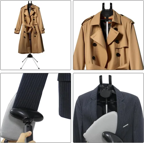 Miniatura 4 de Colgador de ropa para vaporizar,Estante de vapor para ropa,Estante de vaporizador de ropa de mano,Colgador de ropa para planchar con vapor,Soporte