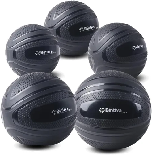 bintiva Pelota de Golpe sin Rebote - Bola Pesada para Ejercicio con Peso para Rutinas de Entrenamiento y Fitness - Bola de Peso Muerto Medicinal