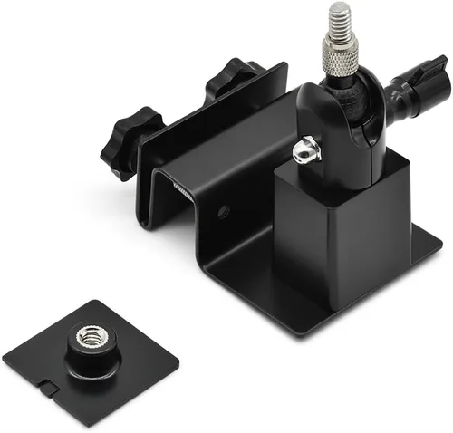 Miniatura 6 de Holicfun Soporte Universal de Panel Solar para Canalón para Paneles Solares Ring, Arlo, Eufy, Wyze, Reolink y Más (Negro)