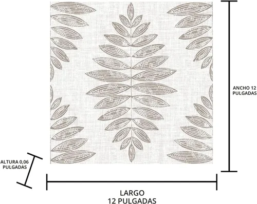 Miniatura 5 de FloorPops FP3298 Foliage Peel & Stick - Azulejos de suelo adhesivos, neutro