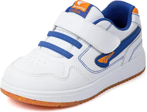 Dr Kong Boys Girls Skate Shoes for ToddlerLittle Kid Sneakers Athletic Anti-Slip Hook & Loop Healthy Shoes