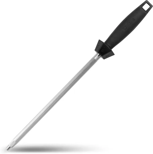 Miniatura 13 de Acero afilador profesional de acero al carbono rojo, rojo 12 pulgadas