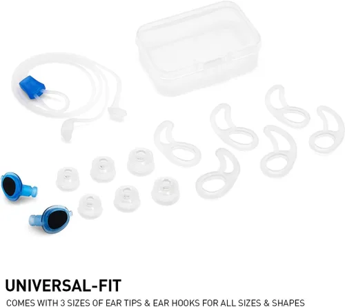 Miniatura 7 de ADV. Tapones para los oídos Eartune Aqua U para natación, tapones de silicona impermeables para adultos, hombres y mujeres, ajuste universal
