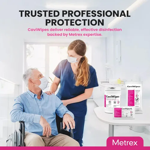 Miniatura 7 de Metrex CaviWipes - Toallitas desinfectantes para toallas, 160 unidades, color blanco