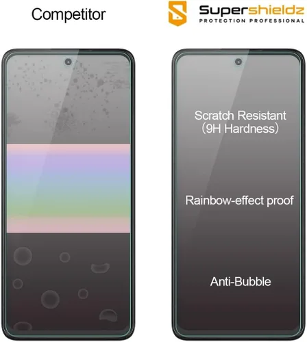 Miniatura 2 de Supershieldz Paquete de 2 protectores de pantalla de vidrio templado antiespía diseñados para Motorola (One 5G Ace) / One 5G UW Ace/Moto G 5G