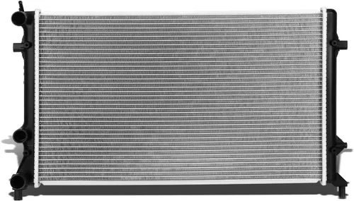 Miniatura 8 de DNA Motoring OEM-RA-13236 Radiador de núcleo de aluminio de 1 fila compatible con VW Passat CC 09-12 / 06-10 Passat, 25-1/2 pulgadas de ancho x
