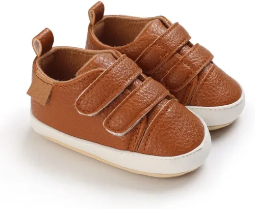 Miniatura 3 de Clowora Zapatos para bebés niños y niñas, suela de goma antideslizante, zapatos de cuna para recién nacidos, mocasines planos.