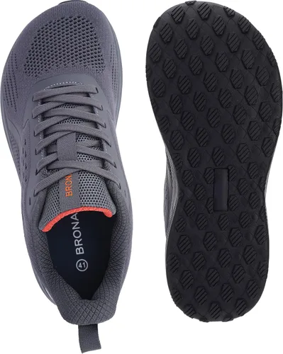Miniatura 2 de BRONAX Tenis de correr anchos y acolchados para hombre, puntera ancha, suela de goma