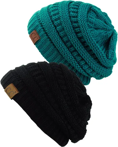 Miniatura 15 de Gorro a la moda de tejido suave abultado, cálido y elástico de C.C