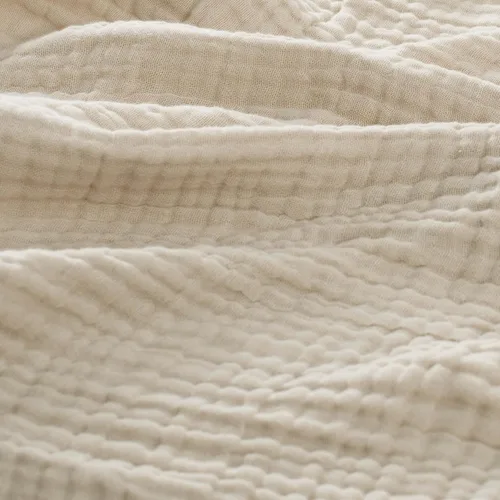 Miniatura 6 de Carriediosa Manta de muselina de 100% algodón, tamaño XL, de 50" x 70", 4 capas, para verano, para cama y sofá, suave, ligera, transpirable, sábanas