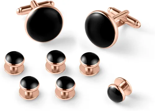 Miniatura 21 de Zealmer gemelos de acero inoxidable 316L para hombres, negocios, bodas, 1 par